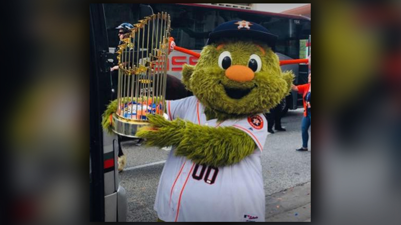 Astros mascot Orbit is looking for a sidekick